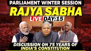 Rajya Sabha Live: Parliament Session | Discussion on 75 years of India’s constitution in Rajya Sabha