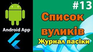 Список вуликів Flutter