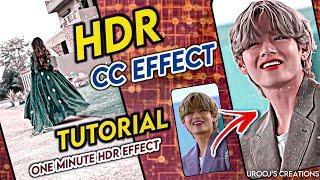 Trending HDR CC effect in Alight Motion | HDR & Brown colour Video Editing in Alight Motion