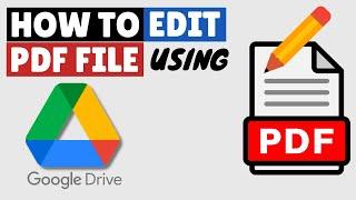 How to Edit PDF in Google Drive