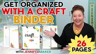 Craft Inventory Binder | Stay Organized, Save Money & Time