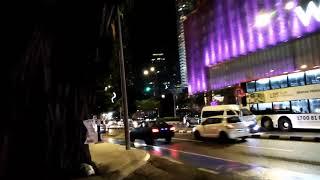 Streets near Petronas Towers Kuala Lumpur Malaysia October 2018