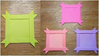 HOW TO MAKE MINI FRAMES / DIY PAPER FRAME FOR PHOTO