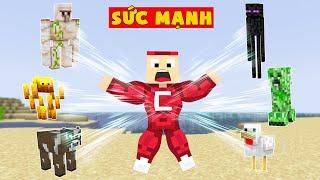 Minecraft Nhưng Đố Ai Có Sức Mạnh Của Tất Cả Mob