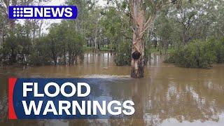 Queensland region hit by more flooding | 9 News Australia