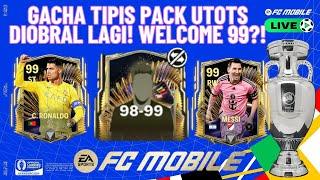 GACHA TIPIS PACK UTOTS DIOBRAL LAGI! WELCOME 99??!! | FC Mobile Indonesia