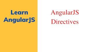 AngularJS Directives