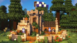 Minecraft: EASY Castle Survival Base [Tutorial]