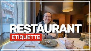 ️ restaurant etiquette in Spain #169