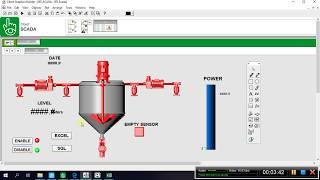 CitectSCADA 2016 - The Industrial Mixer Manual Operation