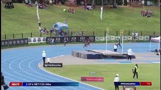 ASA National Championships 2024| Neo Binda| 200m Heats| Pilditch Stadium| Pretoria