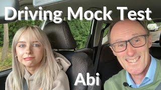 Mock driving test in the UK