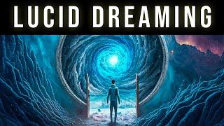 Enter The Dream Realm Tonight | Lucid Dreaming Black Screen Binaural Beats Sleep Music For REM Sleep