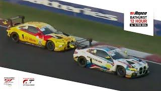 Valentino Rossi BATTLES teammate! | 2024 Repco Bathurst 12 Hour | IGTC + Fanatec GT Australia