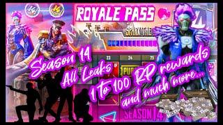 SEASON 14 ROYAL PASS 1 to 100 REWARDS | And ALL UPCOMING LEAKS OF SEASON 14 | #pubgmobile