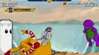 Mugen Donald & Sandbag V.S. Barney and MJ