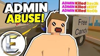 ADMIN ABUSE WITH THE EDITOR TOOL! - Unturned Roleplay Admin (Trap And Killing Players With Editor)