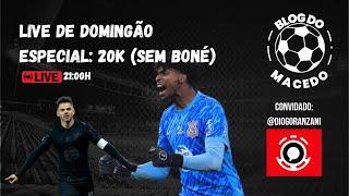 LIVE DE DOMINGÃO: Vitória do Corinthians - Notícias da Semana [Convidado Diogo Ranzoni - FMF]