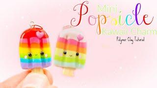 Mini Kawaii Popsicle Charm Polymer Clay Tutorial