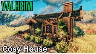 Valheim: How To Build A Small Cosy House (Quick n Easy build)