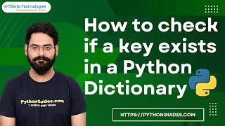 How to check if a key exists in Python dictionary | Key exists in Python dictionary