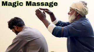 ASMR || MAGIC MASSAGE WITH ZERO EDITING || BACK & HEAD MASSAGE 