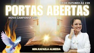 AO VIVO - #02 CAMP - PORTAS ABERTAS - O SOCORRO DE DEUS VIRÁ, ELE VAI TE AJUDAR - Rafaela Almeida