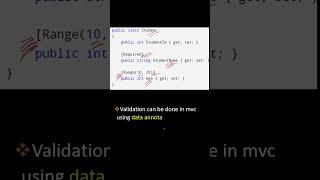 How Validation works in MVC? What is data Annotation ?