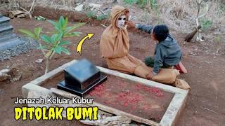 detik-detik jenazah pocong keluar dari kubur ~ ditolak bumi