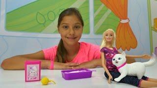 Barbie ve kedi bakımı oyunu. Polen ile kız oyuncakları