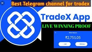 Tradex app Live winning proof #Best telegram channel for tradex and probo...#tradex