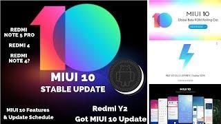 MIUI 10 Stable Update Schedule | MIUI 10 Stable Update Release Date | Xiaomi Phones List