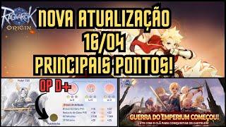 Att 16/04 Monk/Woe/Gachas/NovosMapas/Estátua Vermelha já?!?! (Ragnarok Origin LNA)