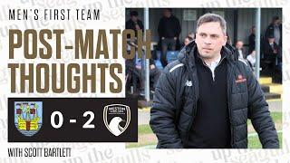 POST-MATCH THOUGHTS | Scott Bartlett vs Weymouth | Weymouth 0 - 2 WsM AFC | 11.3.25