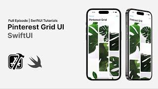 Pinterest Grid UI in SwiftUI - Full Episode | SwiftUI Tutorials - Speed Code