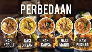 Perbedaan Nasi Kebuli, Biryani, Mandhi, Kabsa & Bukhari