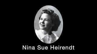 Nina Sue Heirendt   Celebration Service