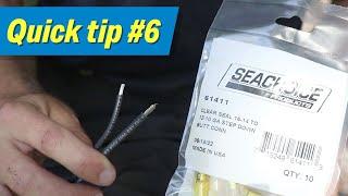 How to Splice Different Gauge Wire With Seachoice Step-Down Butt Connectors