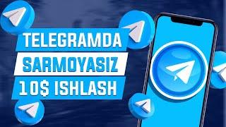 Telegramda ajoyib bot orqali sarmoyasiz va sarmoyali pul ishlash 2023 | Internetda pul ishlash 2023