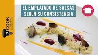 El emplatado de salsas según su consistencia - CookStorming