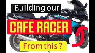 Cafe Racer build from a Kawasaki GPZ 500  - part1