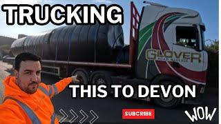 Transporting Extra-Long Water Tanks to Devon: Trucking Challenges and Solutions