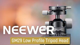 Introducing the NEEWER GM29 Low Profile Tripod Head
