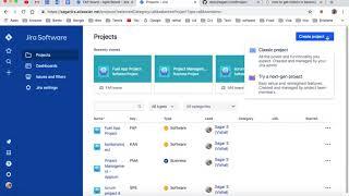 How to create new project in Jira | Choose template for classic and next gen project