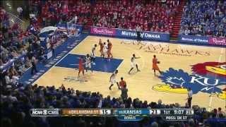 #9 Oklahoma State @ #15 Kansas (1/18/2014)