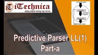 29. Predictive Parser LL(1)-Part-a