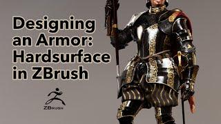 Ornate Armor in ZBrush - Hardsurface Modeling (part 2)