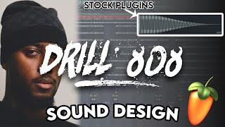 HOW TO MAKE DRILL 808s FROM SCRATCH (Sound Design Tutorial - FL Studio)