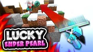 LUCKIEST ENDER PEARL SAVE! (Minecraft Skywars)