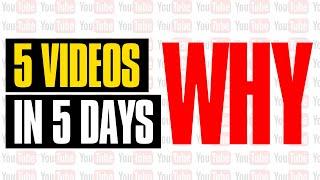 My Content Stacking Blitz 5 Videos in 5 Days WHY